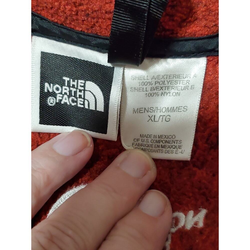 The North Face Men’s XL Polartec Full Zip Fleece Jacket Red Outdoor Warmth - Picture 2 of 13